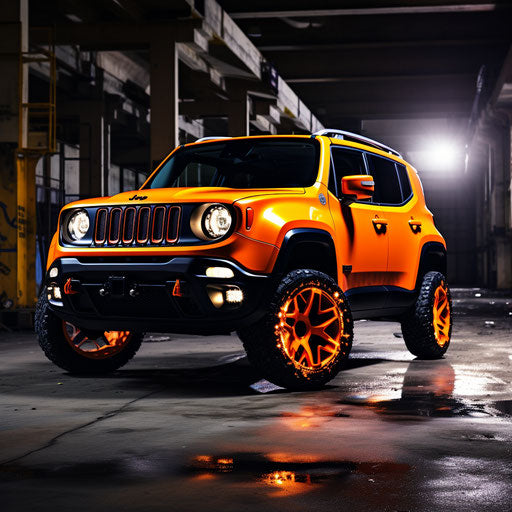 Optical enhancement of the classic Jeep Renegade