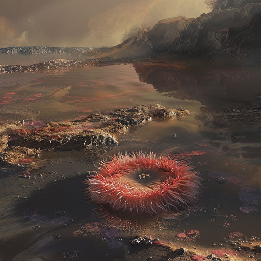 Sea anemone in a tranquil water scene