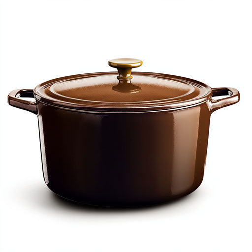 Realistic clipart of a Dutch Oven, high resolution, isolated