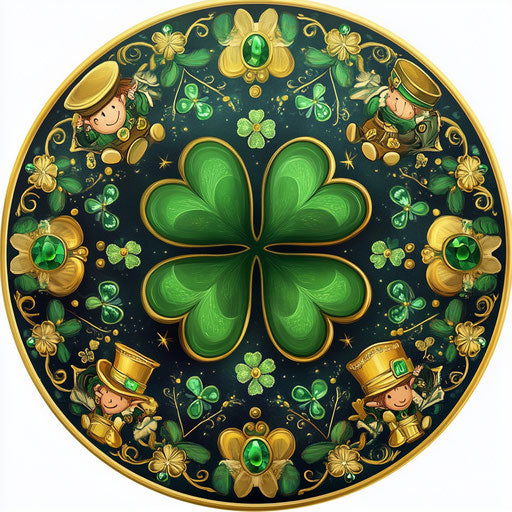 Shamrocks and leprechauns: festive design for an AI art app