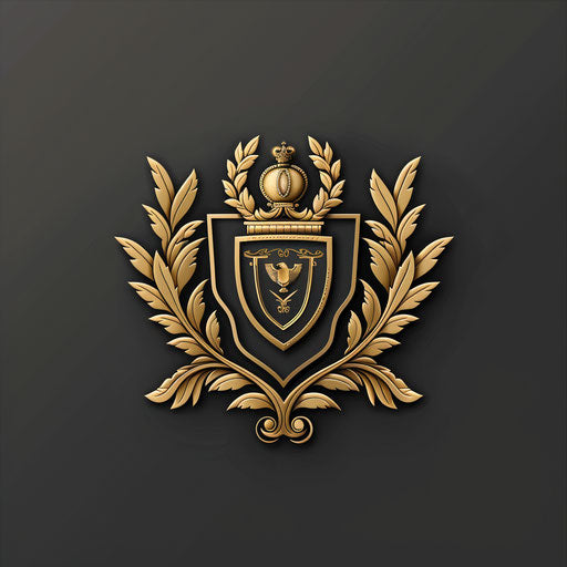 Classic emblem with creative design and traditional colors