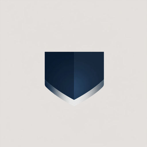 Creative clothing logo with a modern stylized pocket