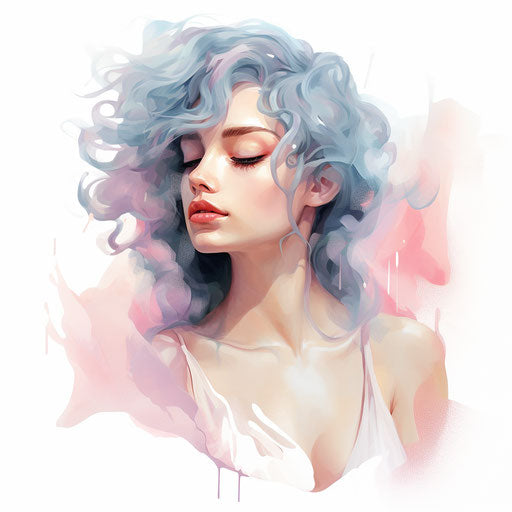 Person clipart in Pastel Colors Art style