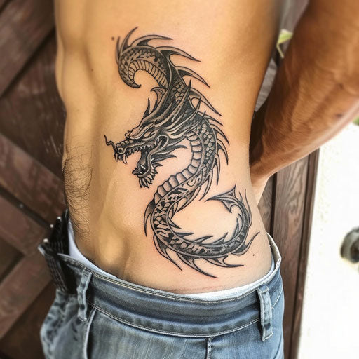 Fantastical Rib Tattoos Tattoo Outlines