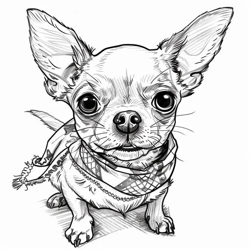 Chihuahua ready for adventure