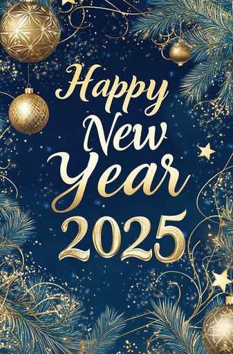 Joyous Happy New Year 2025 Photos Holiday Greetings