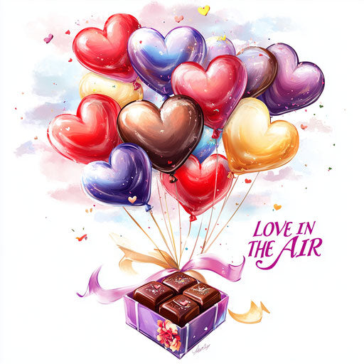 Love floating in the air