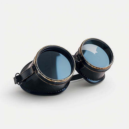 Goggles clipart in photo realistic style against white background