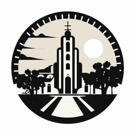 Carsten Holler style monochromatic graphic icon