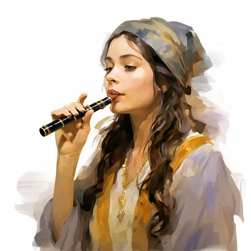Whistle clipart in the style of Oil painting