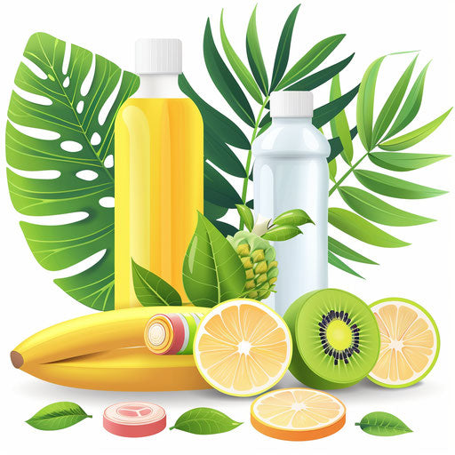 Realistic wellness clipart with fine details and dynamic shadows