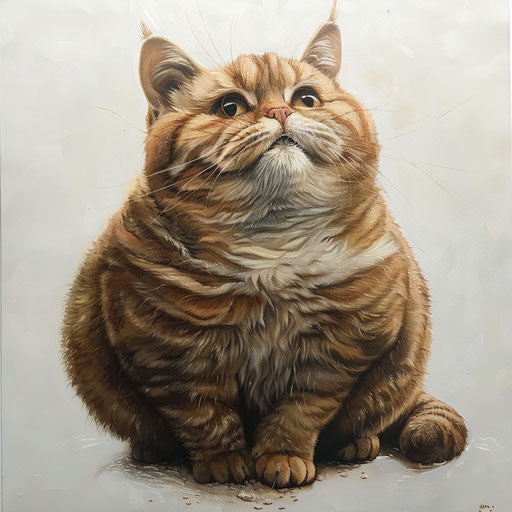 Chubby cat kitty