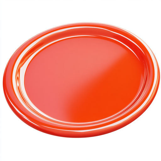 Realistic illustration of a Frisbee, high resolution, isolated