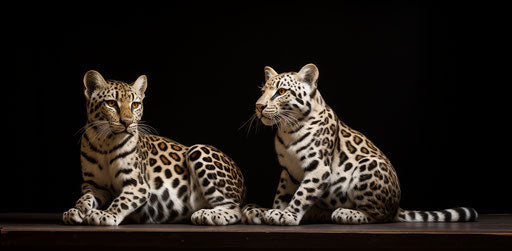 Spotted cats for sale in London, Ferrania P30 style