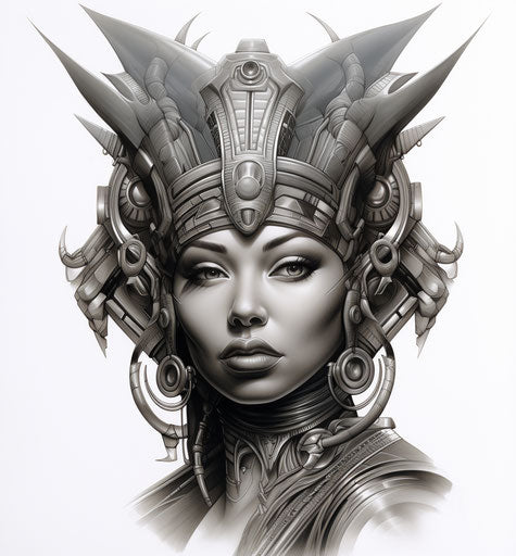 Free tattoo designs inspired by afrofuturism