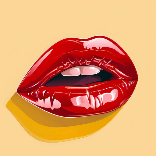 Clip art design with flat random background