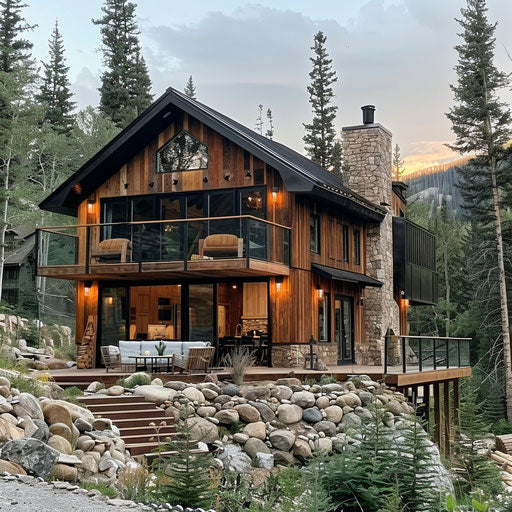 Mountain cabin, cozy retreat in the mountains