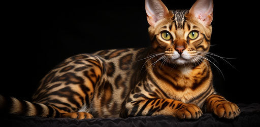 detailed textures of cat breeds, energetic and bold