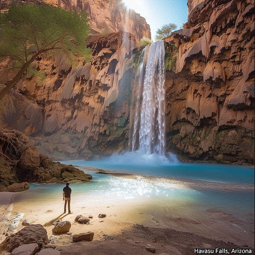 Majestic natural waterfalls in Arizona