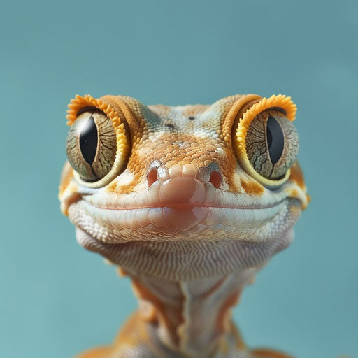 Playful gecko lizard
