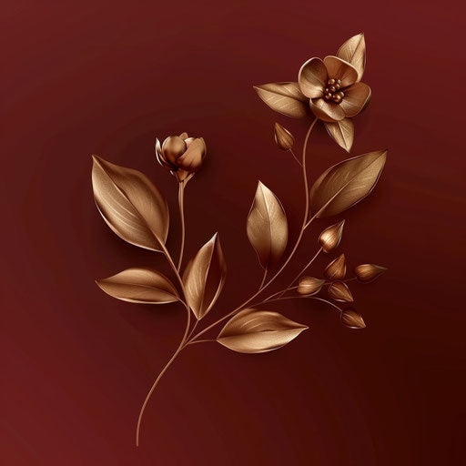 Realistic arts and crafts clipart on a rich, luminous background