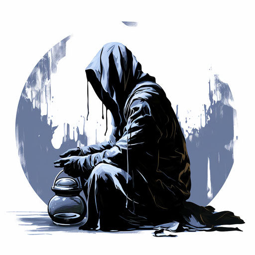 Patience portrayed in the style of Chiaroscuro Art