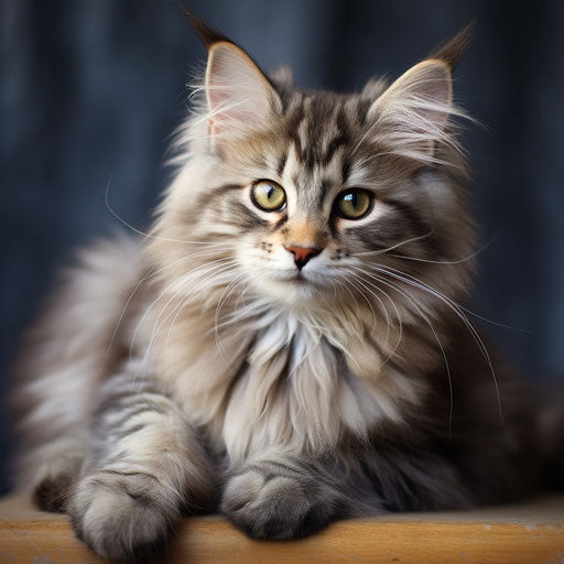 A Siberian kitten