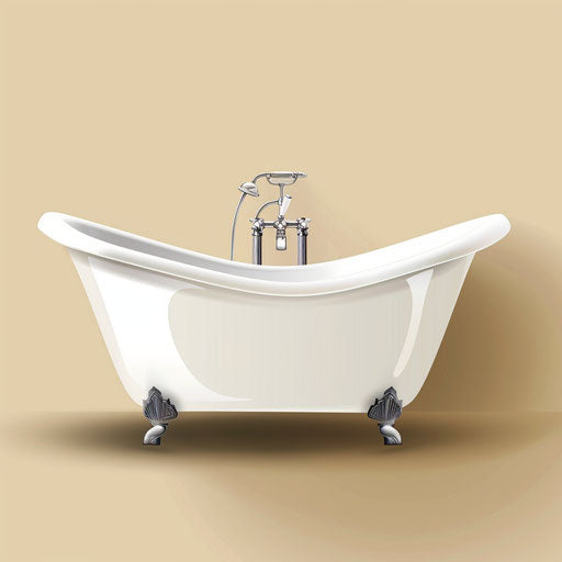 Tube illustration in photo realistic style with flat random background, glossy finish and sharp outlines