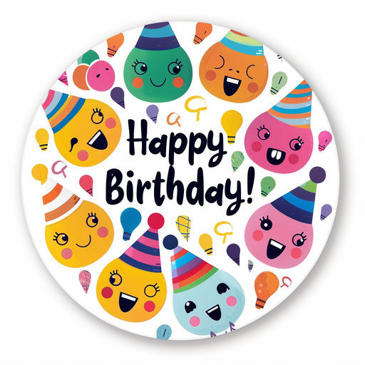 Wellness and Mindfulness Happy Birthday Emoji Packs