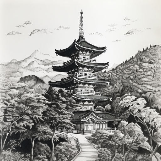 Temple Tattoo Flash Collection