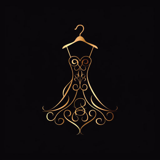 Stylish hanger morphing into elegant dress form