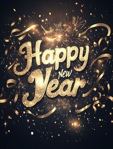 Cheerful New Image Happy New Year Holiday Designs