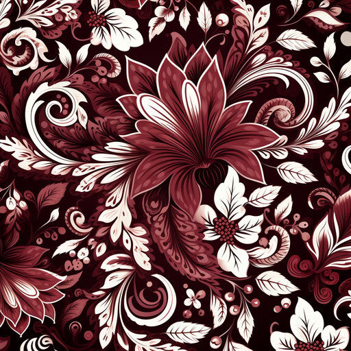 Henna ornamental seamless pattern
