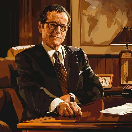 Experienced businessman in a traditional corporate setting