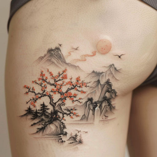 Typical Korean tattoo