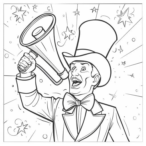 Ringmaster with Megaphone