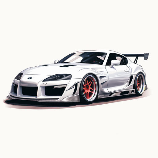 Mark 4 supra White background
