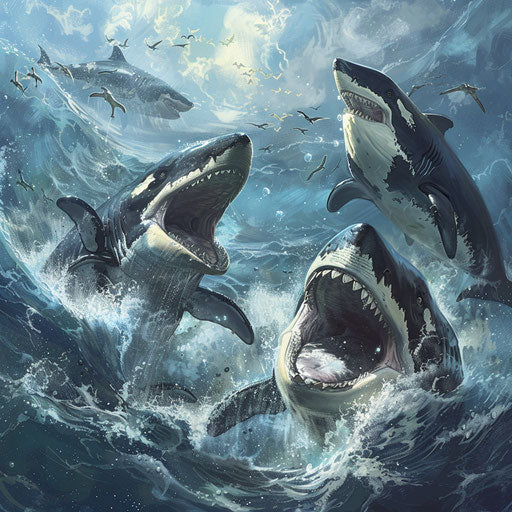 Prehistoric ocean: Orca vs. Megalodon