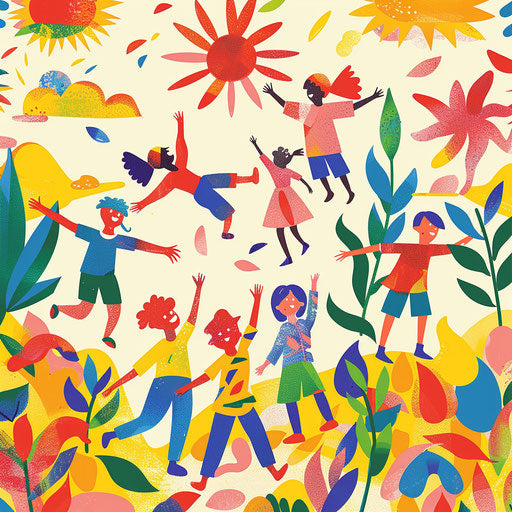 Colorful and playful children's play