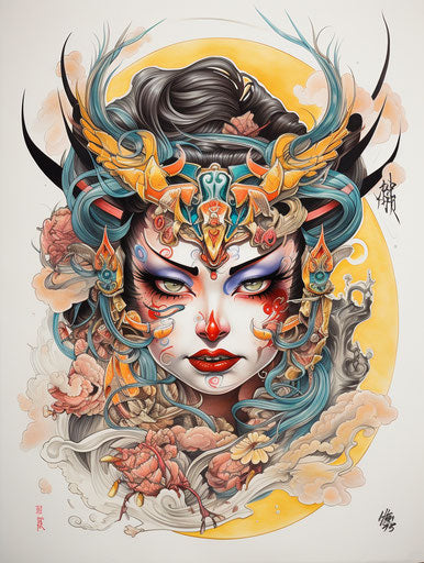 Gypsy Body Art Tattoo Stencil Kit