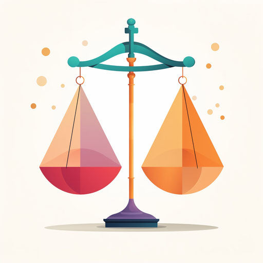 Minimalist Equality Illustration on White Background