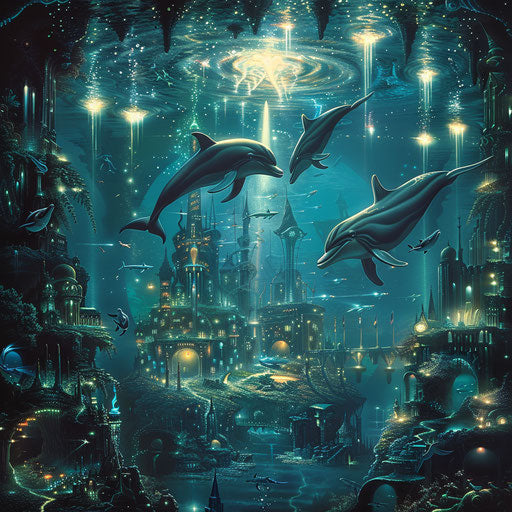 Epic discovery: dolphins and glowing sunken city