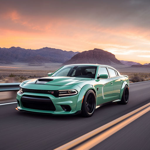 Dodge Charger Hellcat Seafoam Green