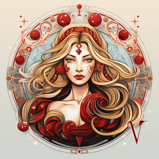 Virgo Vector Tattoo Designs