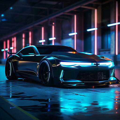 Futuristic Chevrolet Camaro Classic Car Concept
