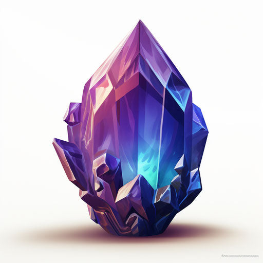 Gems illustration in the style of Chiaroscuro Art