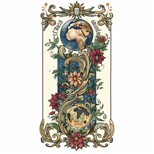 Tarot Card Tattoo Sketch Collection