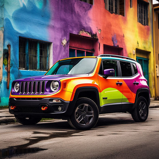 Jeep renegade classic Rainbow colors