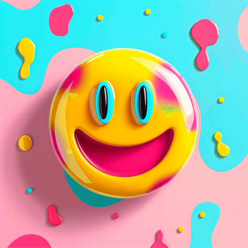 Happy Monday clipart in photo realistic style with flat background