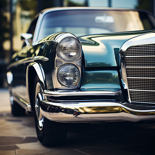 Classic chrome Mercedes Benz